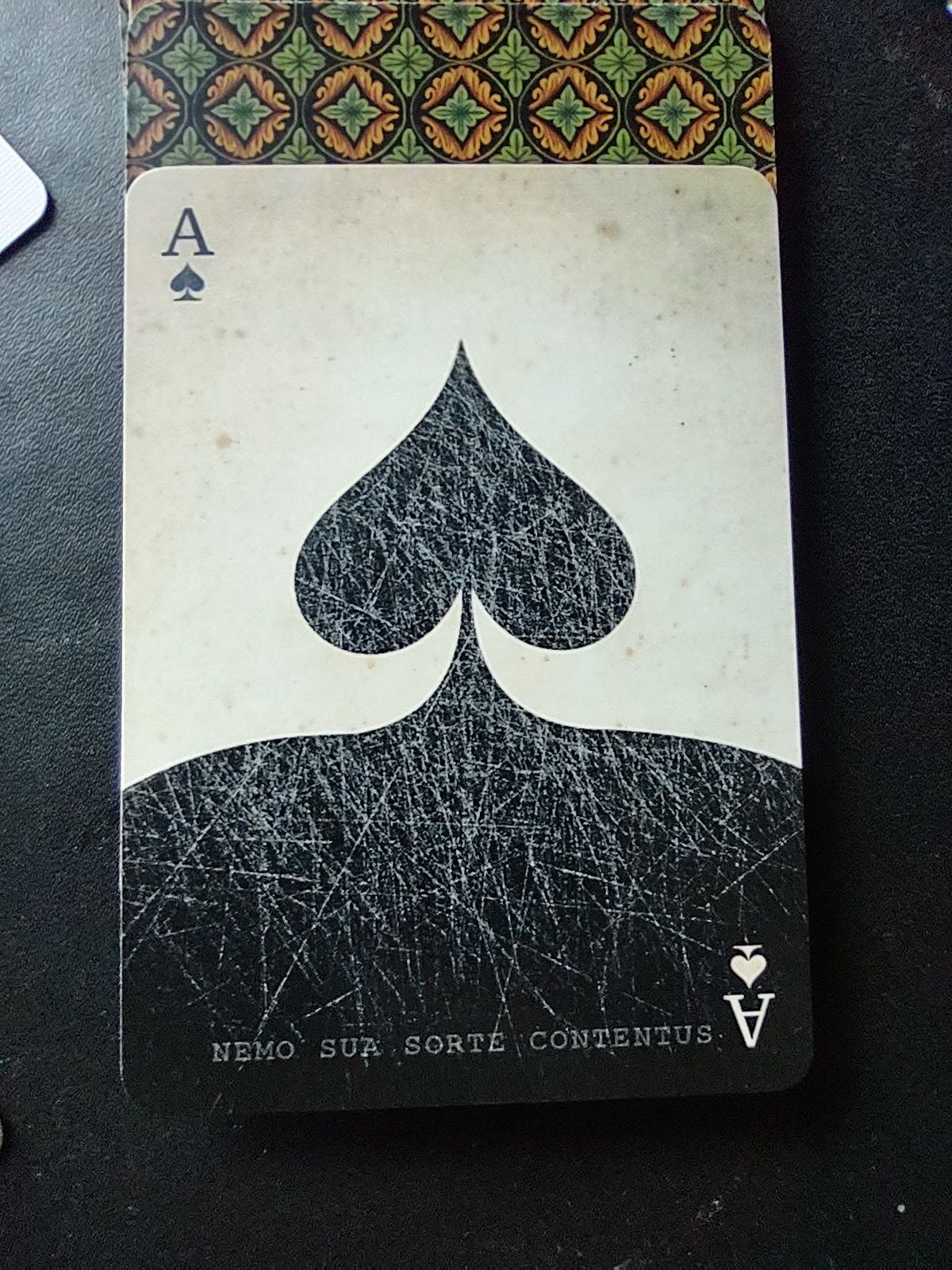 Ace of spades detail