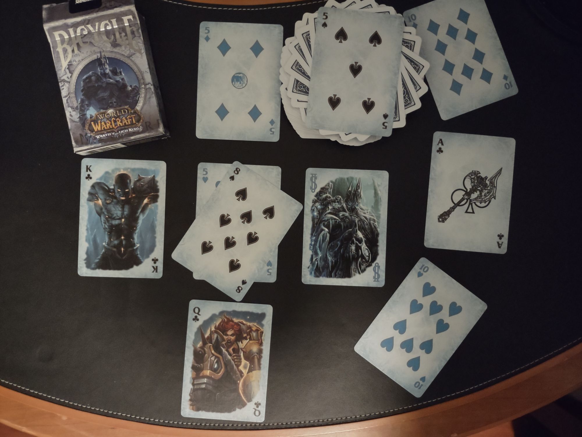 From the World of Warcraft: Wrath of the Lich King deck by Bicycle.