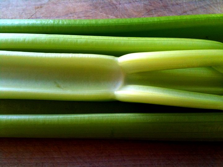 A celery stalk. Photo by TheDeliciousLife.